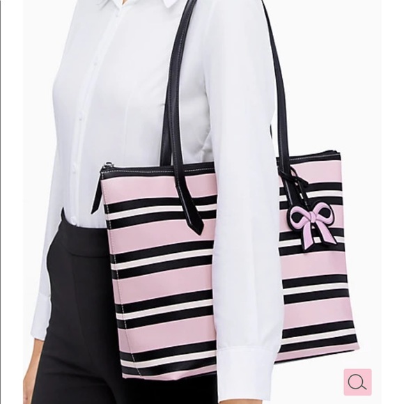 Kate Spade Cassy Ottoman Stripe Tote - Picture 3 of 9